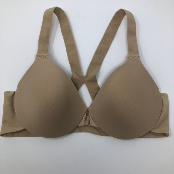 Spanx Bra-llelujah Nude Front Close Bra Size 38B Racerback - Picture 1 of 4